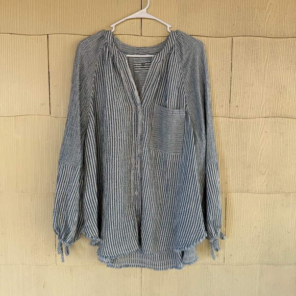 Aerie Daybreak Button Down and Trouser Set - Picture 8 of 9